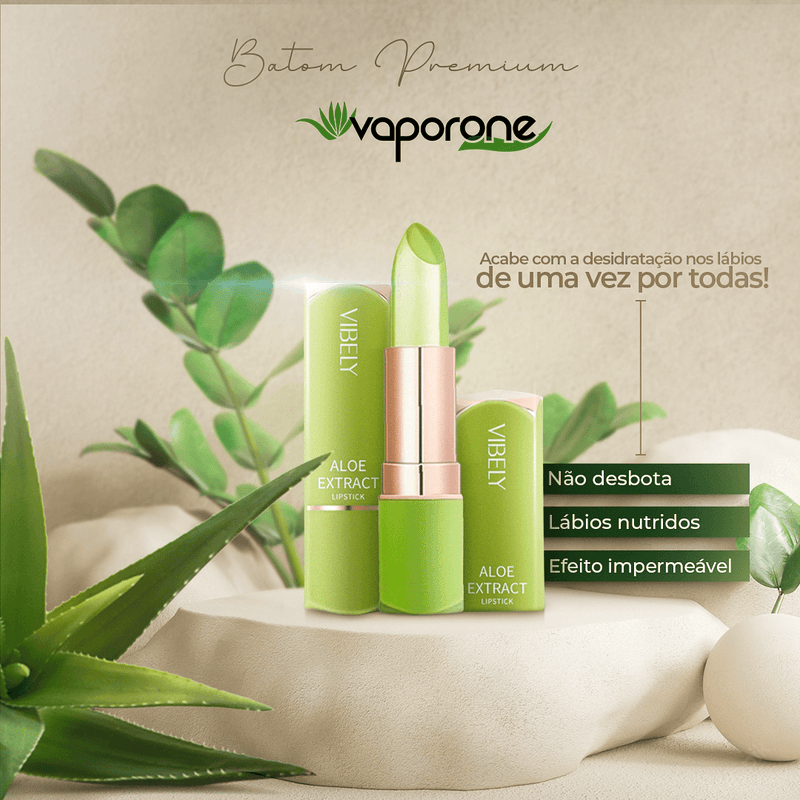 Batom Premium lip balm Aloe Vera Longa Duração a Prova D'água - COMPRE 1 E LEVE 2