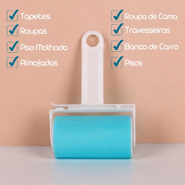 Roll Master® - Rolo removedor de pelos de roupas reutilizável